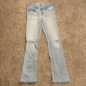Light Blue Denim Hollister Jeans, 5R